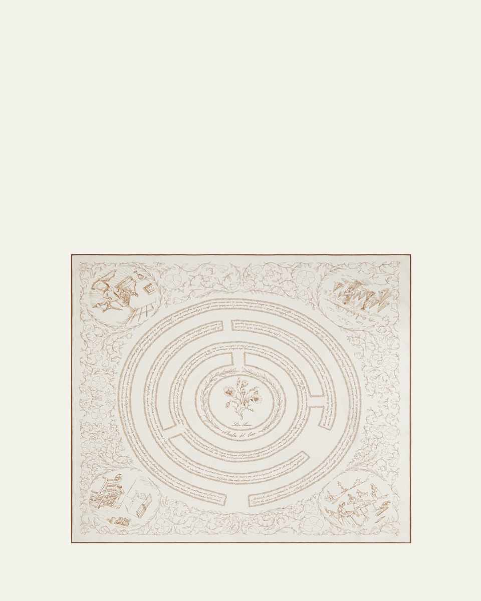 Maestri del Lino Printed Foulard